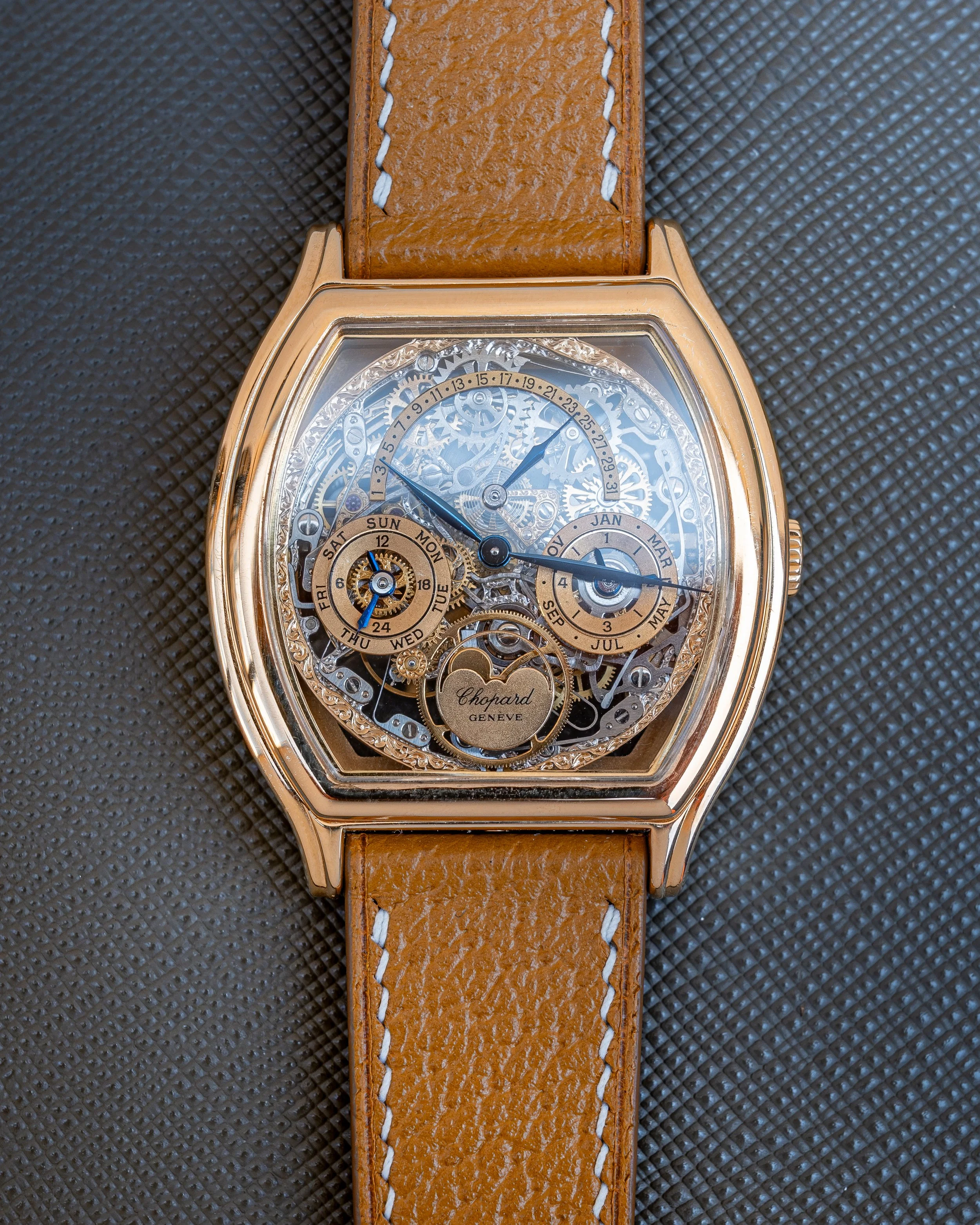 1990's Chopard Luna D'oro Retrograde Perpetual Calender with